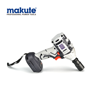 Llave inalámbrica portátil recargable automática de litio Makute Llave de impacto de herramienta eléctrica de 20 V