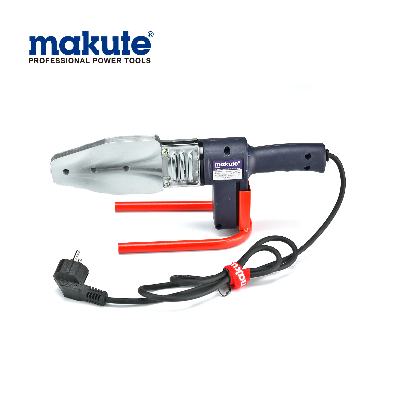 Makute Máquina de soldadura PPR de alta calidad Máquina de soldadura de tuberías Soldadora de tubos de PVC PE Dispositivo de fusión por calor